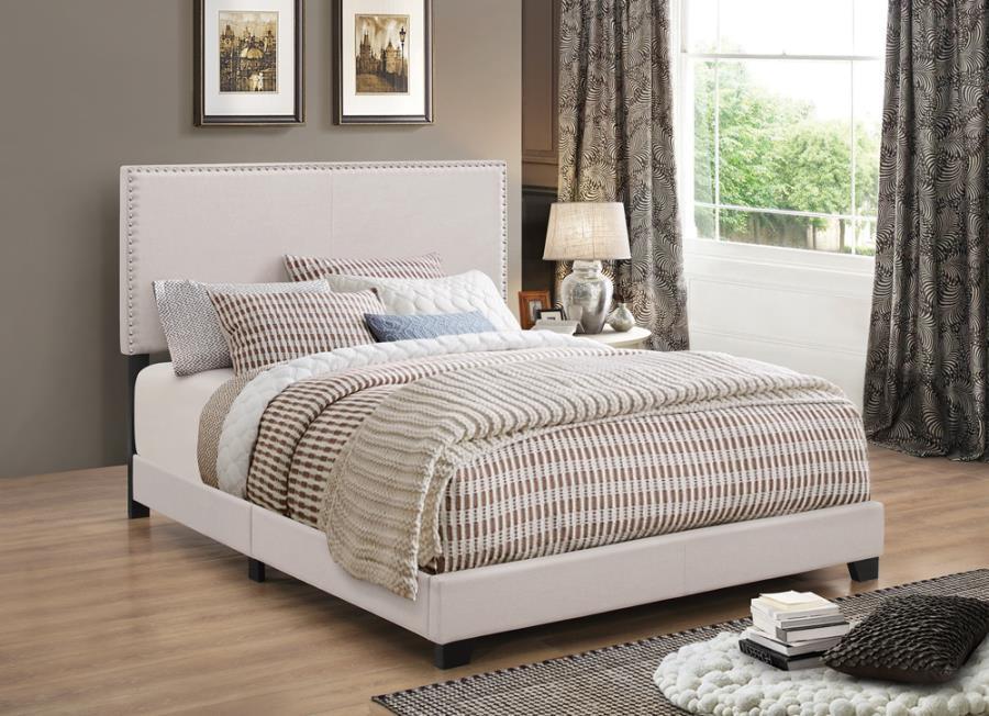 Boyd - Upholstered Bed with Nailhead Trim