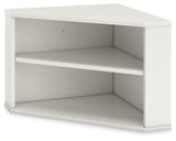 Grannen - White - Home Office Corner Bookcase