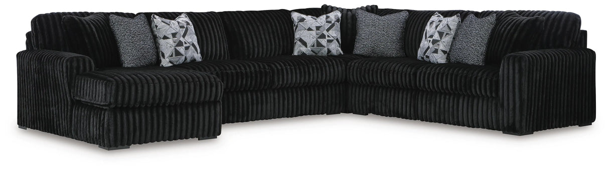 Midnight-Madness Corduroy Sectional Set | Tampa, Orlando & Fort Myers | From $1,199