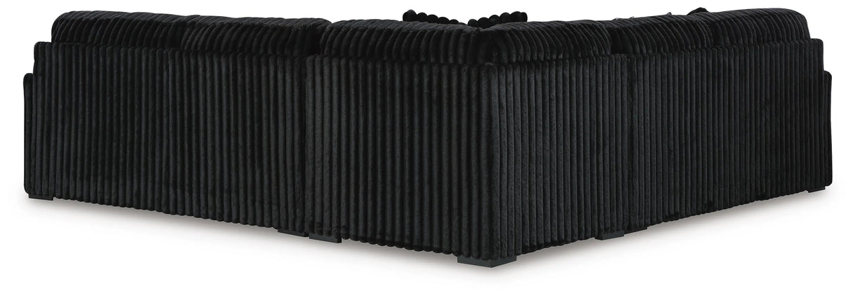 Midnight-Madness Corduroy Sectional Set | Tampa, Orlando & Fort Myers | From $1,199