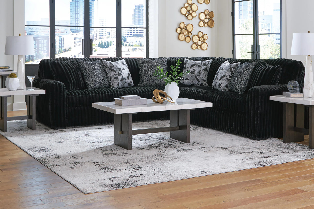 Midnight-Madness Corduroy Sectional Set | Tampa, Orlando & Fort Myers | From $1,199