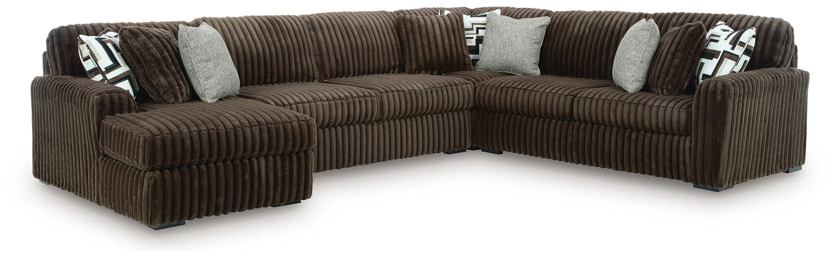 Midnight-Madness Corduroy Sectional Set | Tampa, Orlando & Fort Myers | From $1,199