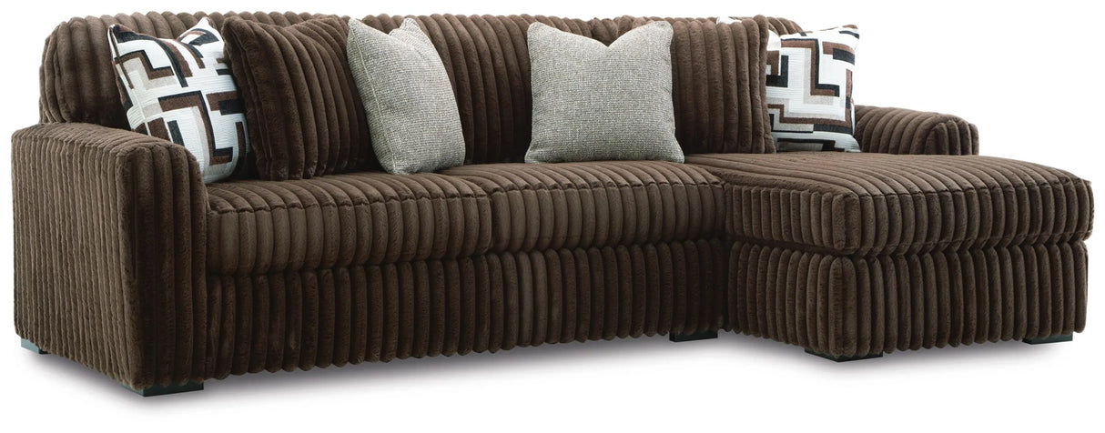 Midnight-Madness Corduroy Sectional Set | Tampa, Orlando & Fort Myers | From $1,199