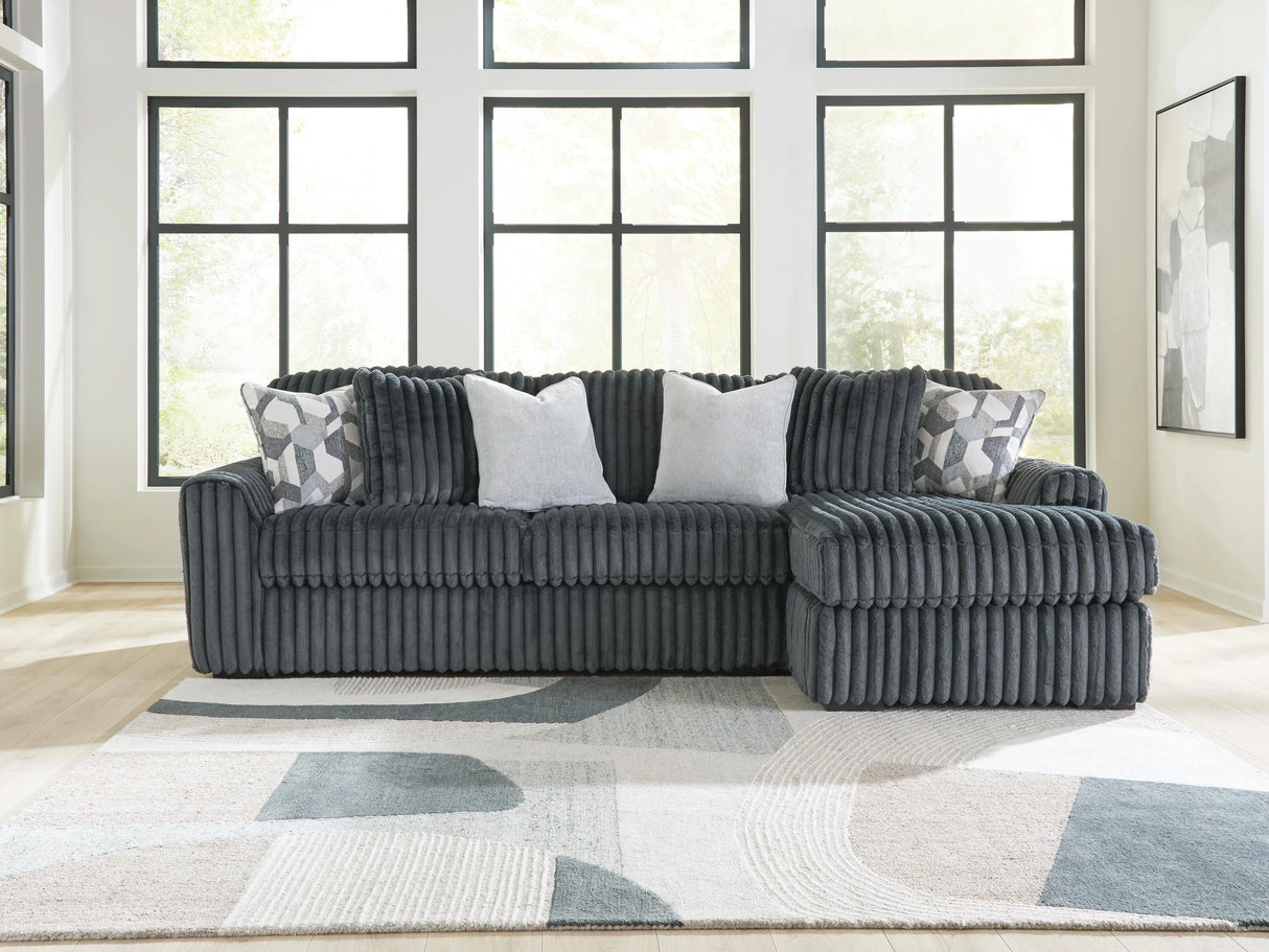 Midnight-Madness Corduroy Sectional Set | Tampa, Orlando & Fort Myers | From $1,199