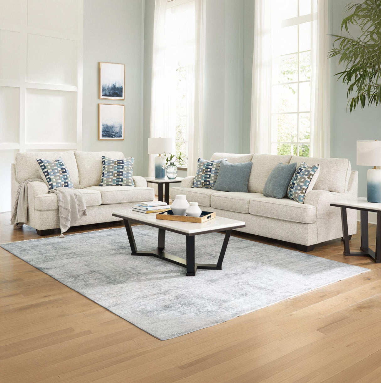 Valerano Sofa & Loveseat - Modern Furniture Tampa