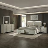 Aria Modern LED Bedroom Set in Beige | Tampa, Orlando & Fort Myers
