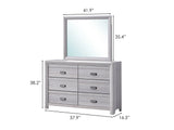 Adelaide Upholstered Bedroom Set - Driftwood Finish | Ocean Furniture