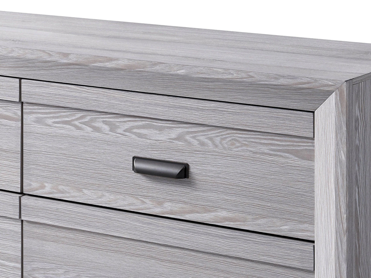 Adelaide Upholstered Bedroom Set - Driftwood Finish | Ocean Furniture