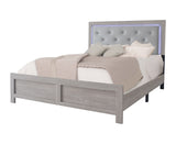 Modern Black & Beige Bedroom Set - Jaylen - Furniture Store