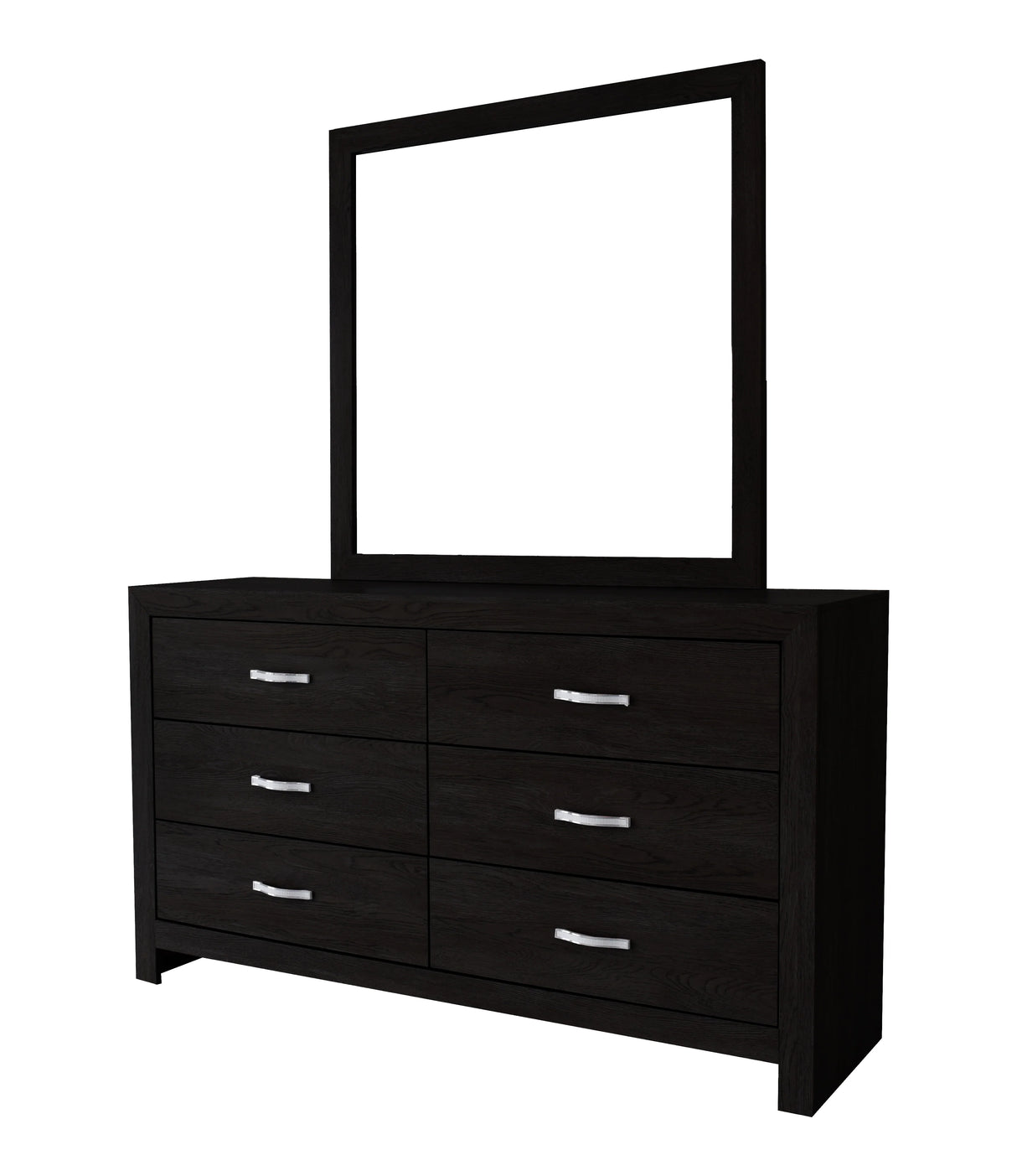 Modern Black & Beige Bedroom Set - Jaylen - Furniture Store