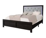 Modern Black & Beige Bedroom Set - Jaylen - Furniture Store