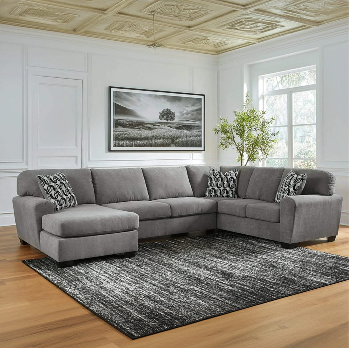 Birkdale Court Sectional with Chaise - Furniture Store