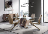 Tropic Dining Set - Glass Top Dining Table - Furniture Outlet