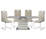 Glissand High Gloss Dining Set | Furniture Store in Tampa, Orlando & Fort Myers | $999