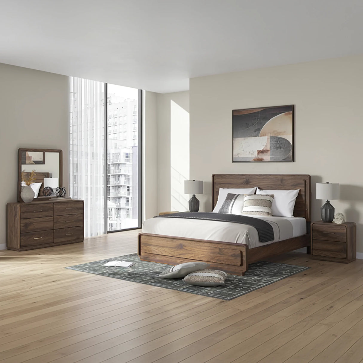 Fortlorn Contemporary LED Bedroom Set | Tampa, Orlando & Fort Myers