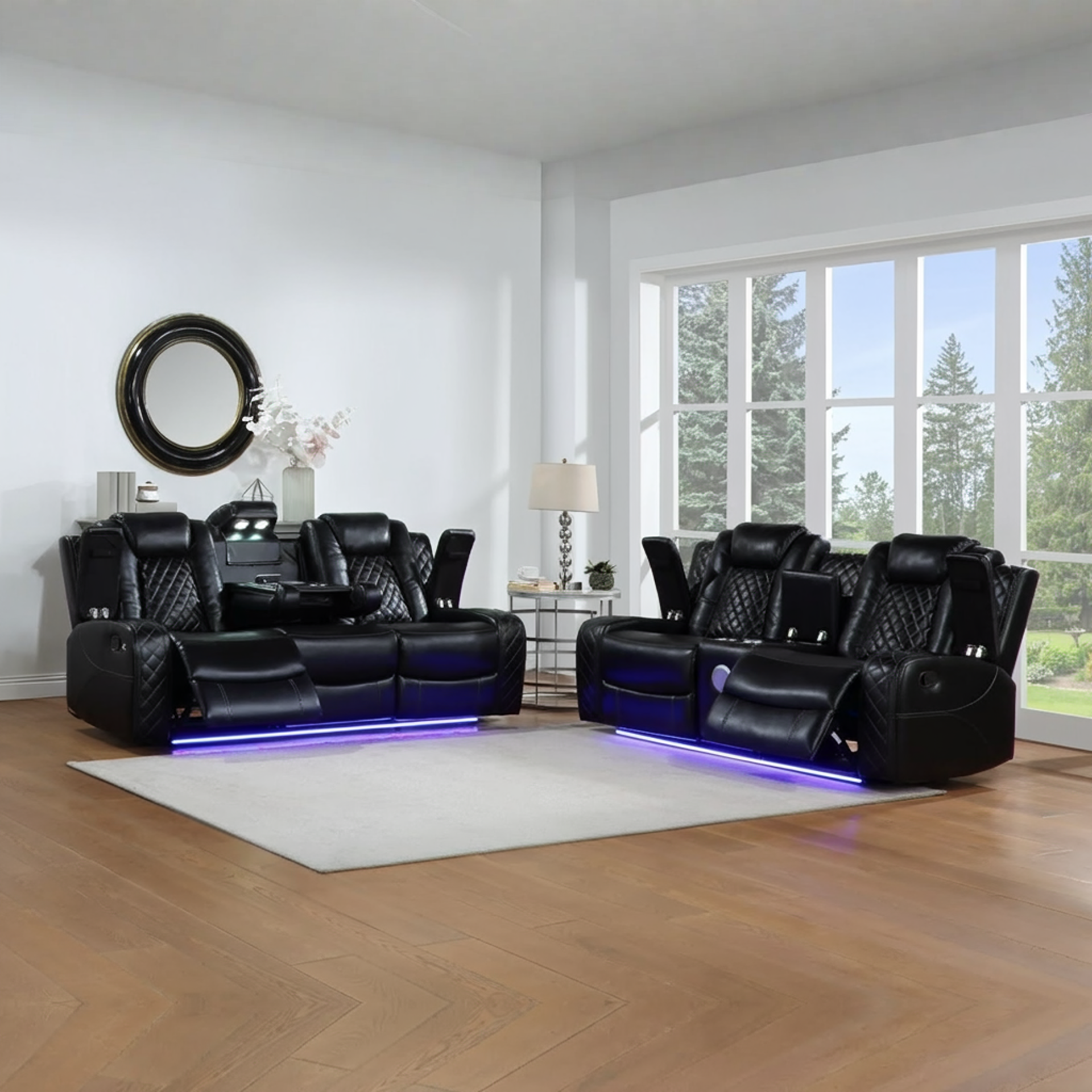 Lexx - Reclining Sofa & Loveseat $1599 – Ocean Furniture Outlet