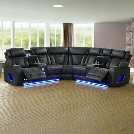 Fortuner Ice Power Reclining Sectional - Ocean Furniture Tampa