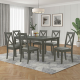 Orlando 7-Piece Dinette Set in Grey or Espresso | Tampa, Orlando & Fort Myers