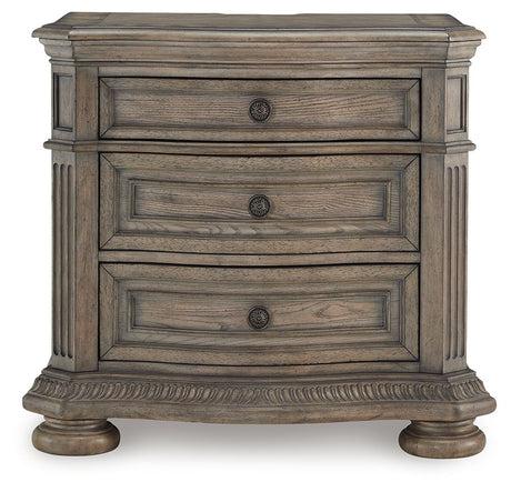 Ardenfield - Light Brown - Three Drawer Night Stand