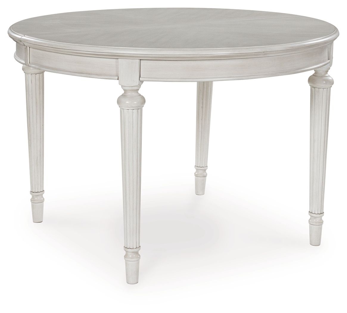 Montelaine - Antique White - Oval Dining Room Extension Table