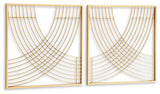 Dalkins - Gold Finish - Wall Decor Set (Set of 2)