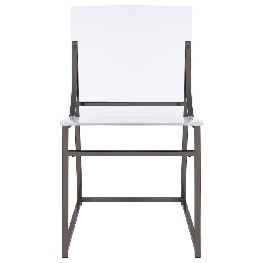 Adino - Acrylic Dining Side Chair (Set of 2) - Clear