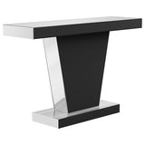 Crocus - Rectangular Console Table - Silver