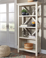 Carynhurst - Whitewash - Large Bookcase