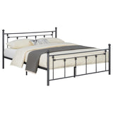 Canon - Metal Slatted Headboard Platform Bed