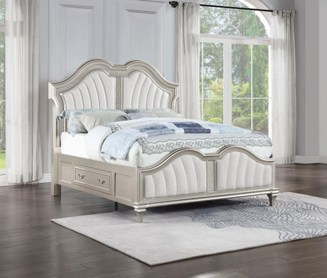 Evangeline - Storage Bed With LED Headboard