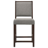 Bedford - Upholstered Open Back Bar Stools With Footrest (Set of 2)