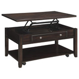 Bradford - Rectangular Lift Top Coffee Table - Walnut