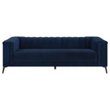 Chalet - Tuxedo Arm Sofa - Blue