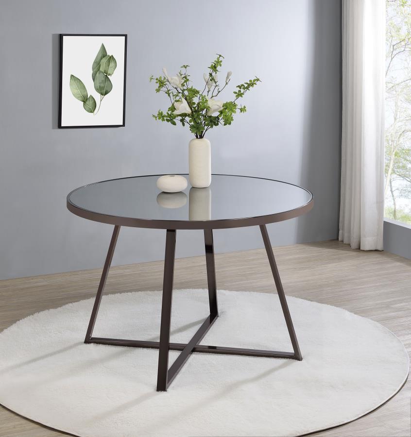 Jillian - Round Dining Table - Mirror