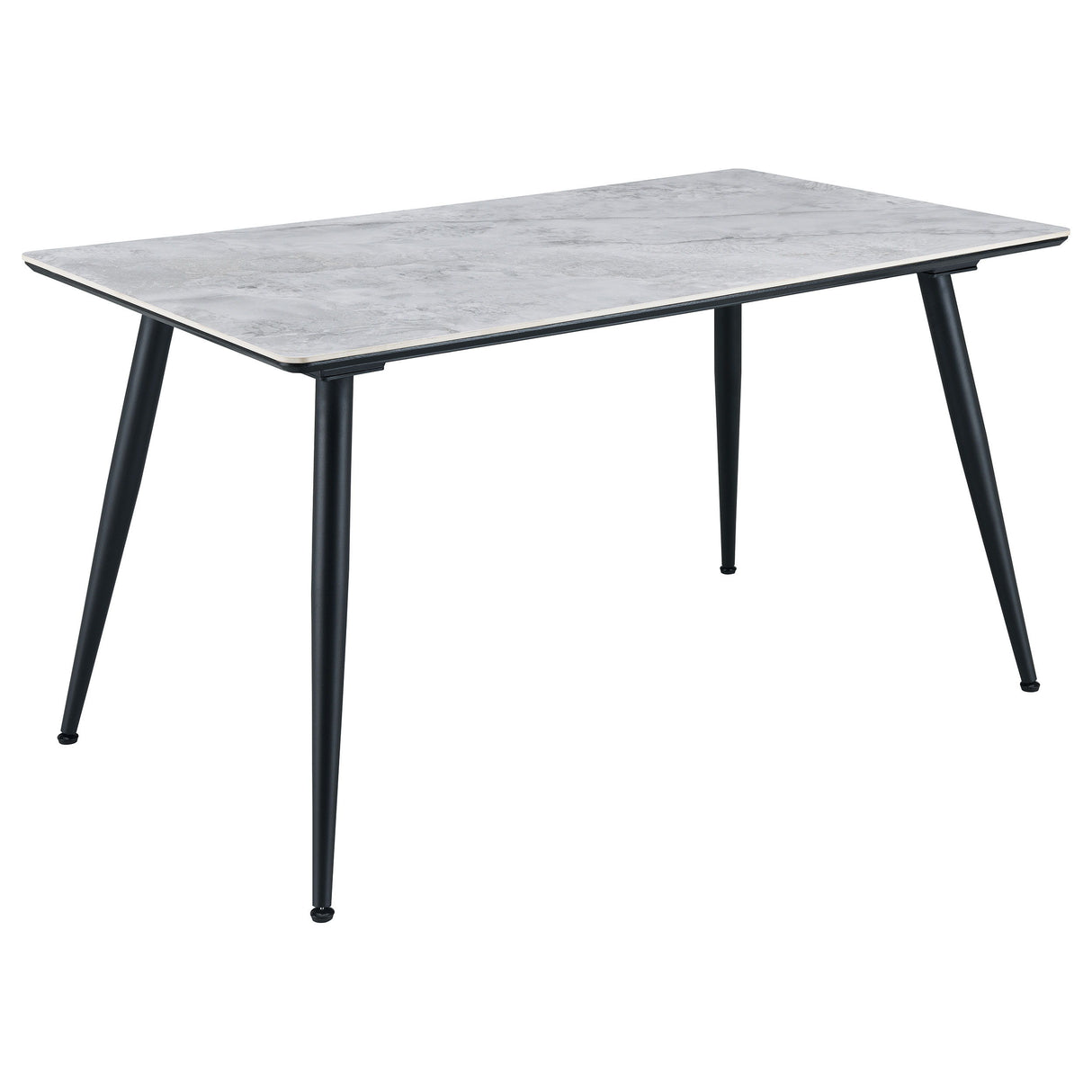 Dennison - Rectangular Dining Table With Ceramic Top - Grey