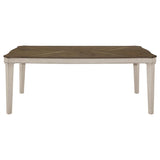 Ronnie - Starburst Dining Table - Nutmeg And Rustic Cream