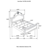 Cambridge - Wood Panel Bed