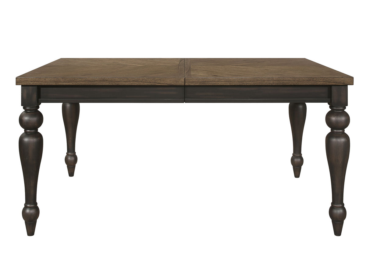 Hilara - Dining Table (18 Leaf) - Brown