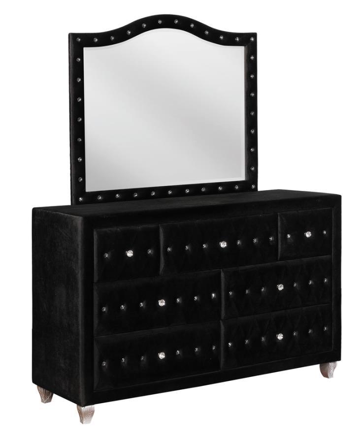 Deanna - Button Tufted Mirror