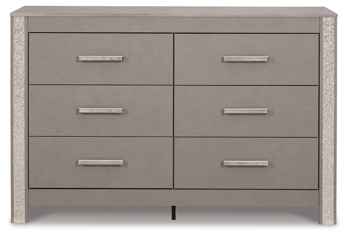 Surancha - Gray - Six Drawer Dresser