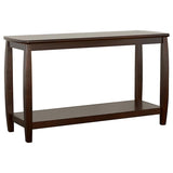 Dixon - Wood Entryway Console Table with Shelf - Espresso