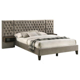 Marley - Upholstered Platform Bed With Headboard Panels