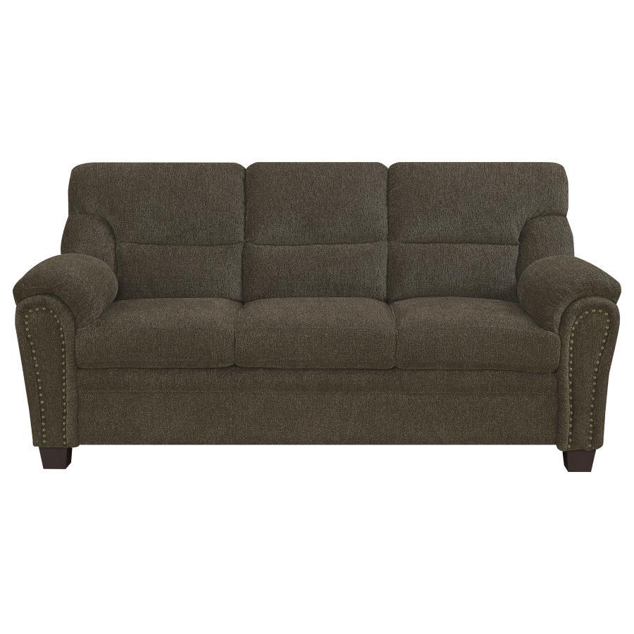 Clemintine - Upholstered Sofa with Nailhead Trim