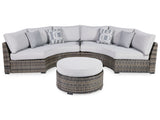 Harbor Court - Dark Gray - 3 Pc. - Sectional Lounge Set