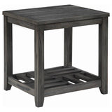 Cliffview - 1-Shelf Rectangular End Table - Gray