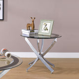Brooke - Glass Top End Table