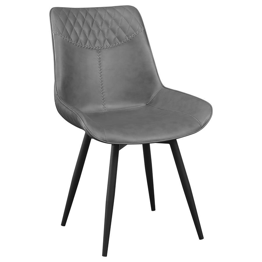 Brassie - Upholstered Side Chairs (Set of 2) - Gray