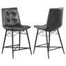 Aiken - Upholstered Tufted Counter Height Stools (Set of 2)