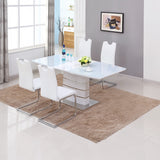 Glissand High Gloss Dining Set | Furniture Store in Tampa, Orlando & Fort Myers | $999