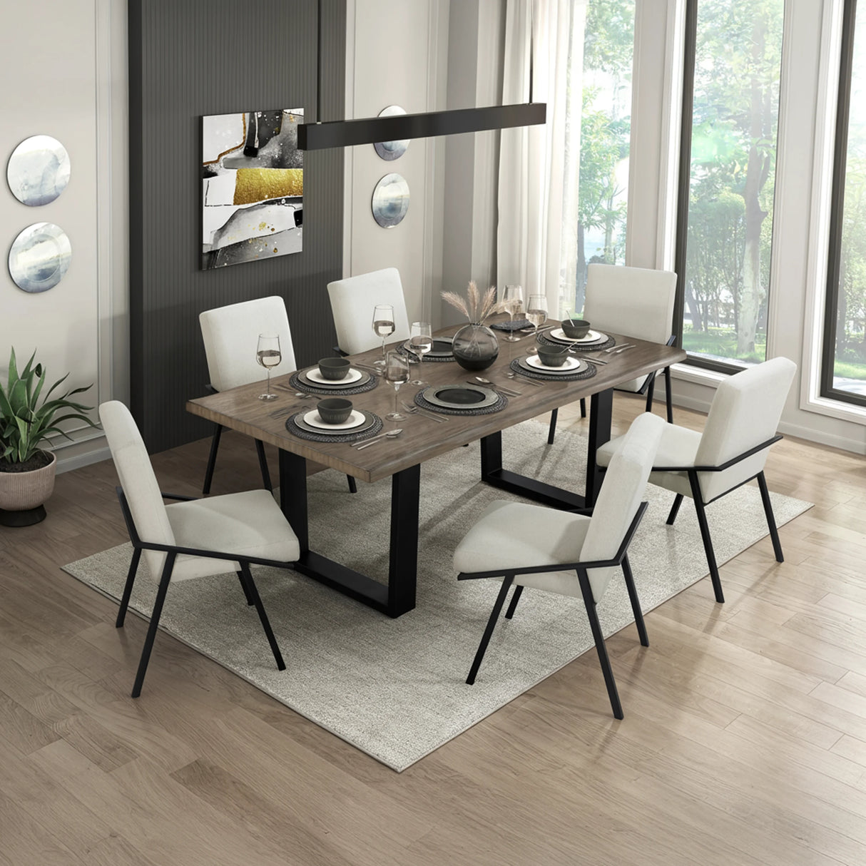 Rochelle Contemporary Dining Set | Furniture Store in Tampa, Orlando & Fort Myers | $999